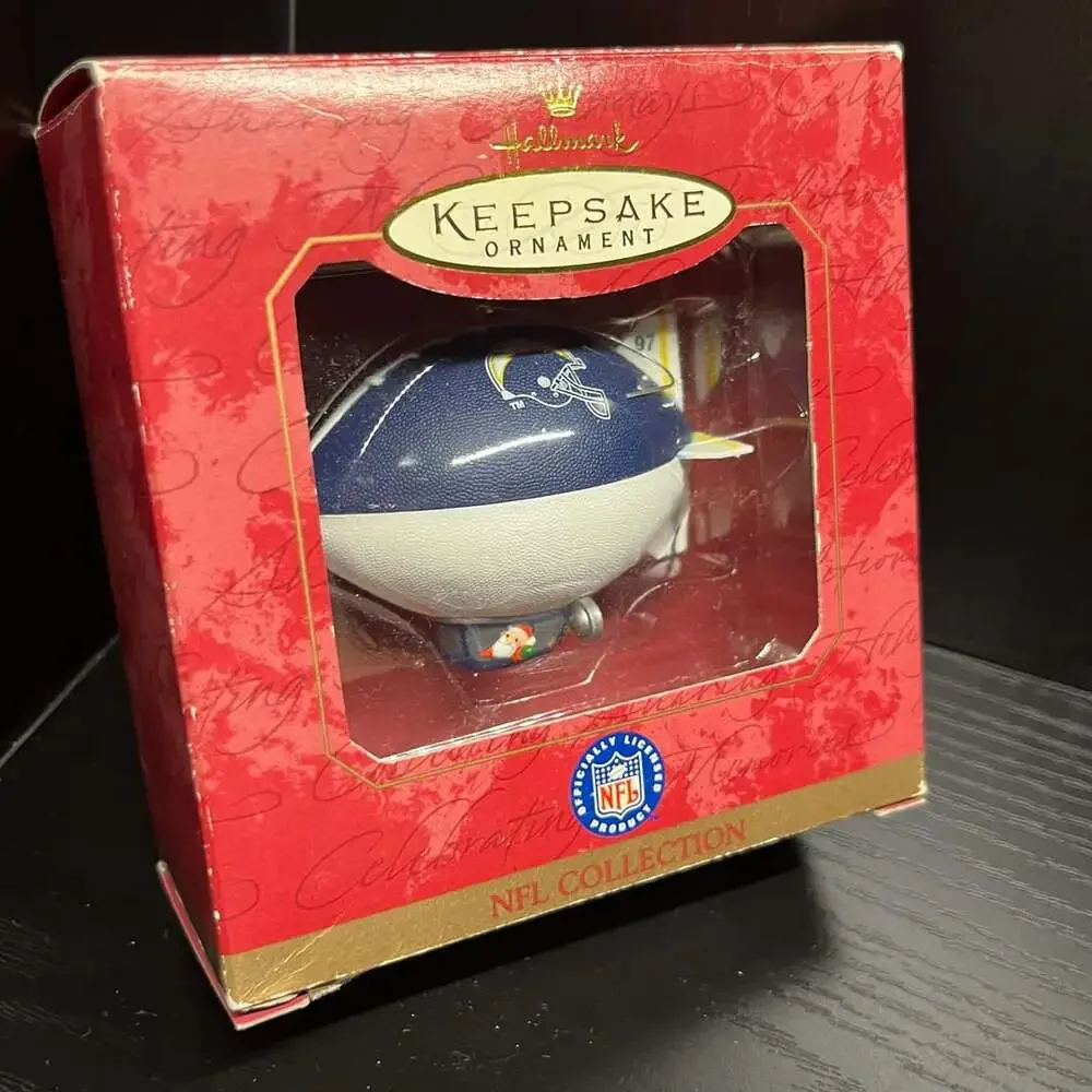 Hallmark Keepsake Ornament San Diego Chargers Blimp NFL Collection 1997